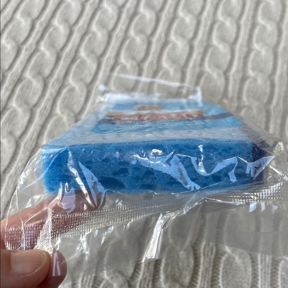 Mr. Clean 2016 Blue Sponge Mop w Scrubber Refill 2 plastic pins onto mop head - Picture 7 of 9